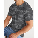 Grey Fish Camo Men's Short Sleeve T-Shirt - Slick Fish Gear Co.