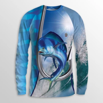 Blue Dorado SPF 50+ Long Sleeve Fishing Shirt - Slick Fish Gear Co.