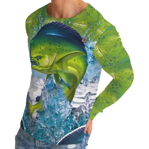 Dorado Ocean Fish UPF 50+ Long Sleeve Shirt - Slick Fish Gear Co. XXL