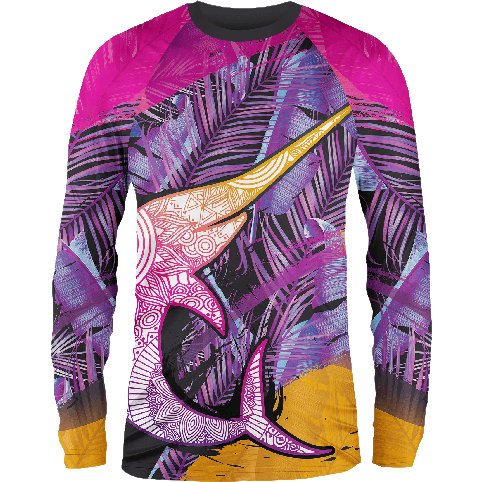 Dorado Ocean Fish UPF 50+ Long Sleeve Shirt - Slick Fish Gear Co. XS
