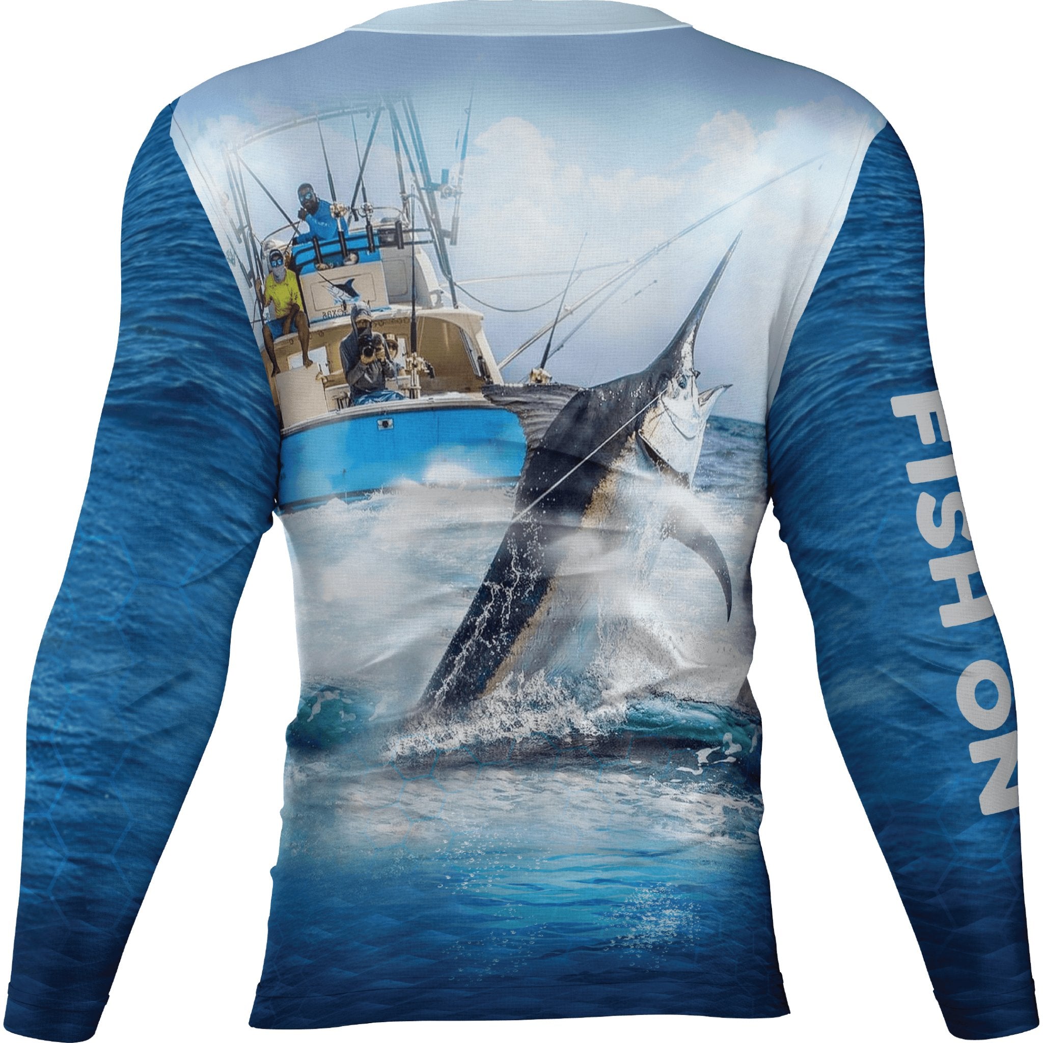 Marlin Fish On! UPF 50+ Long Sleeve Shirt - Slick Fish Gear Co.