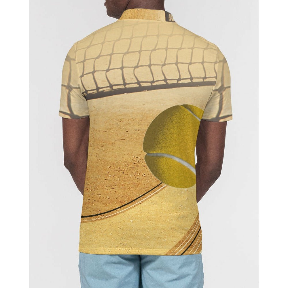 Tennis Clay Court Men's Slim Fit Short Sleeve Polo | Slick Tennis Gear