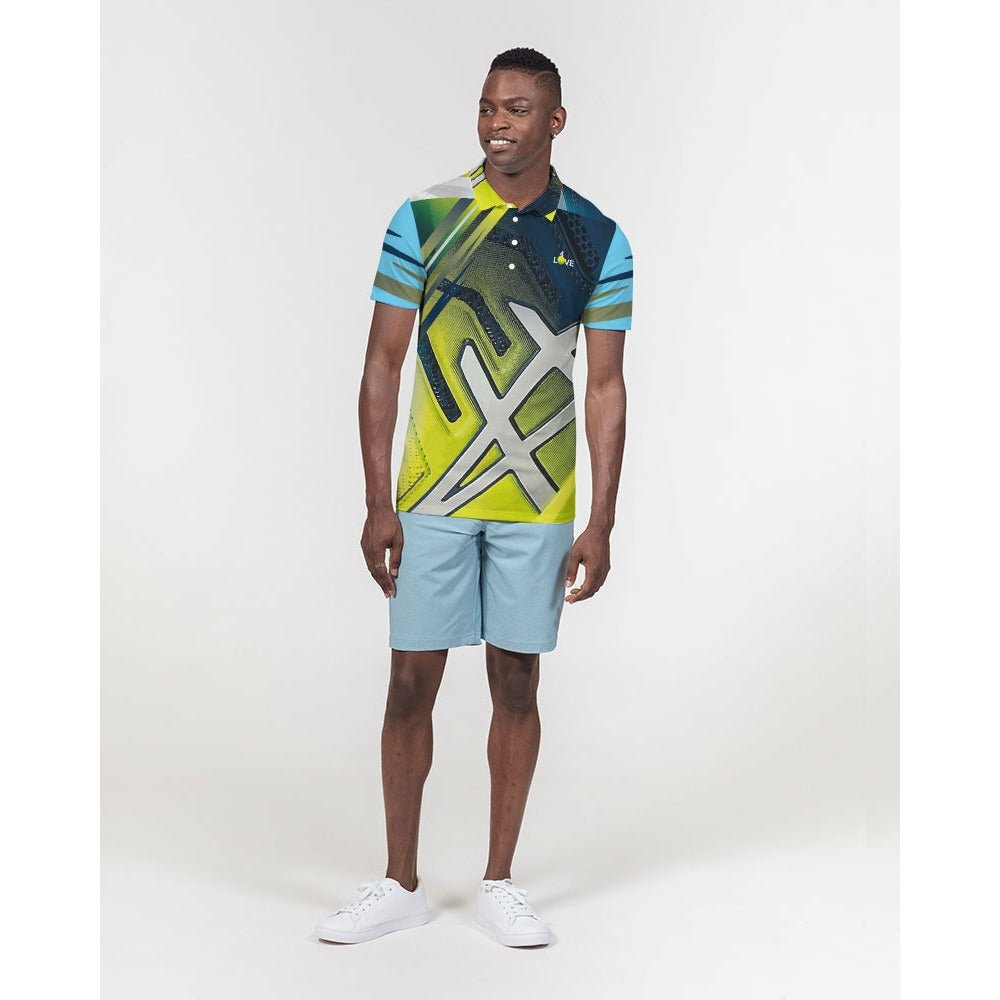Tennis String Men's Slim Fit Short Sleeve Polo | Slick Tennis Gear