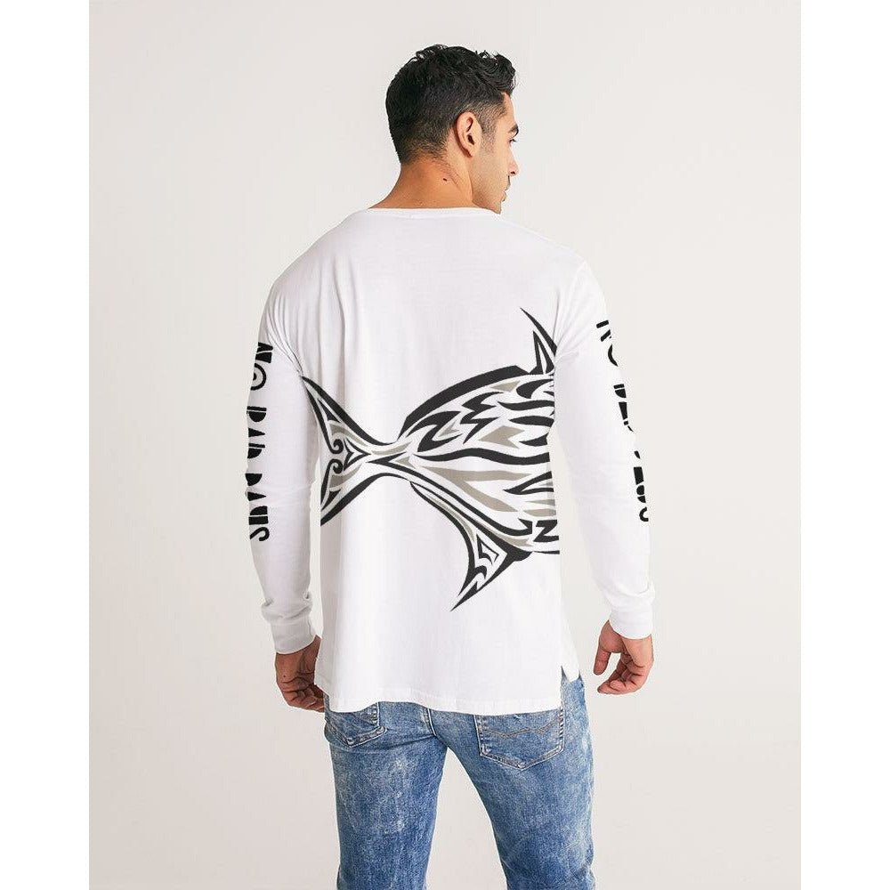Tiki Fish No Bad Days! Long Sleeve T-Shirts | Cool Print Stylish Shirts SPF 50+ - Slick Fish Gear
